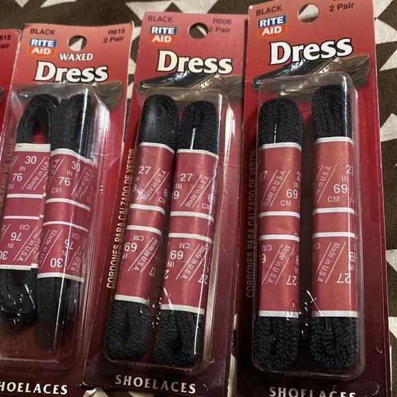 3/$20. Black Dress Shoelace Bundle - Picture 3 of 8